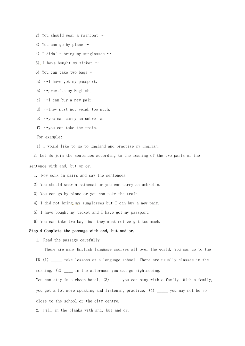 学年八年级英语下册 Module 7 Summer in Los Angeles Unit 3 Language in use教案 （新版）外研版-（新版）外研版初中八年级下册英语教案_第2页