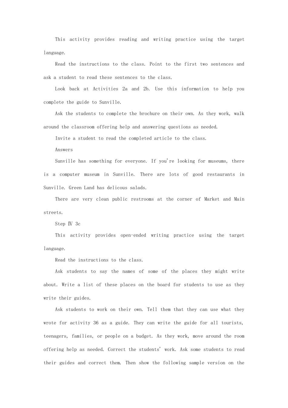 九年级英语全册 Unit 11 Could you please tell me where the restrooms are？The Fifth Period教案 人教新目标版_第3页