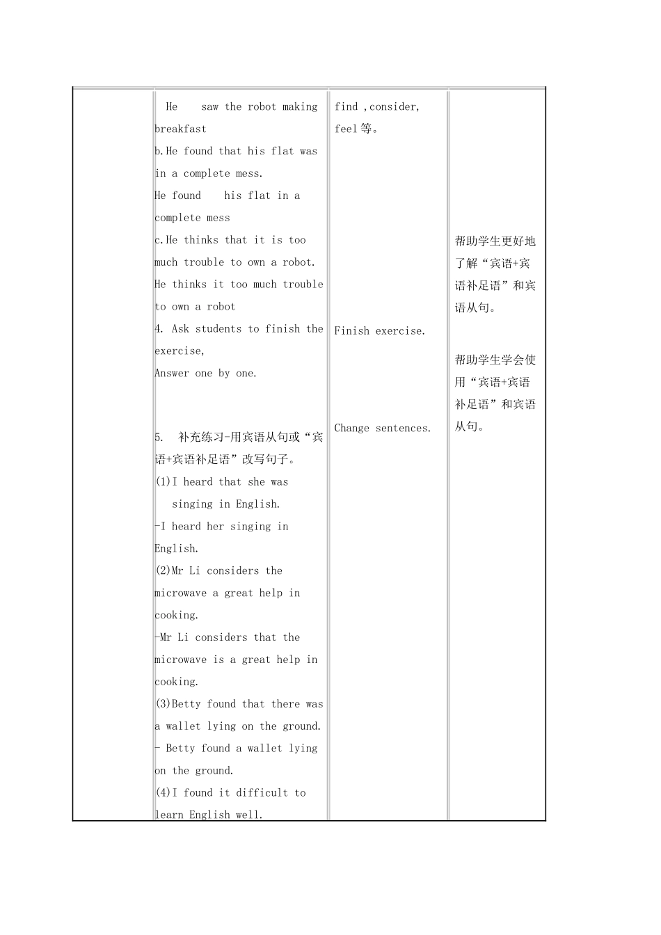 九年级英语下册 Unit 3 Robot Grammar教学设计 （新版）牛津版-（新版）牛津版初中九年级下册英语教案_第3页