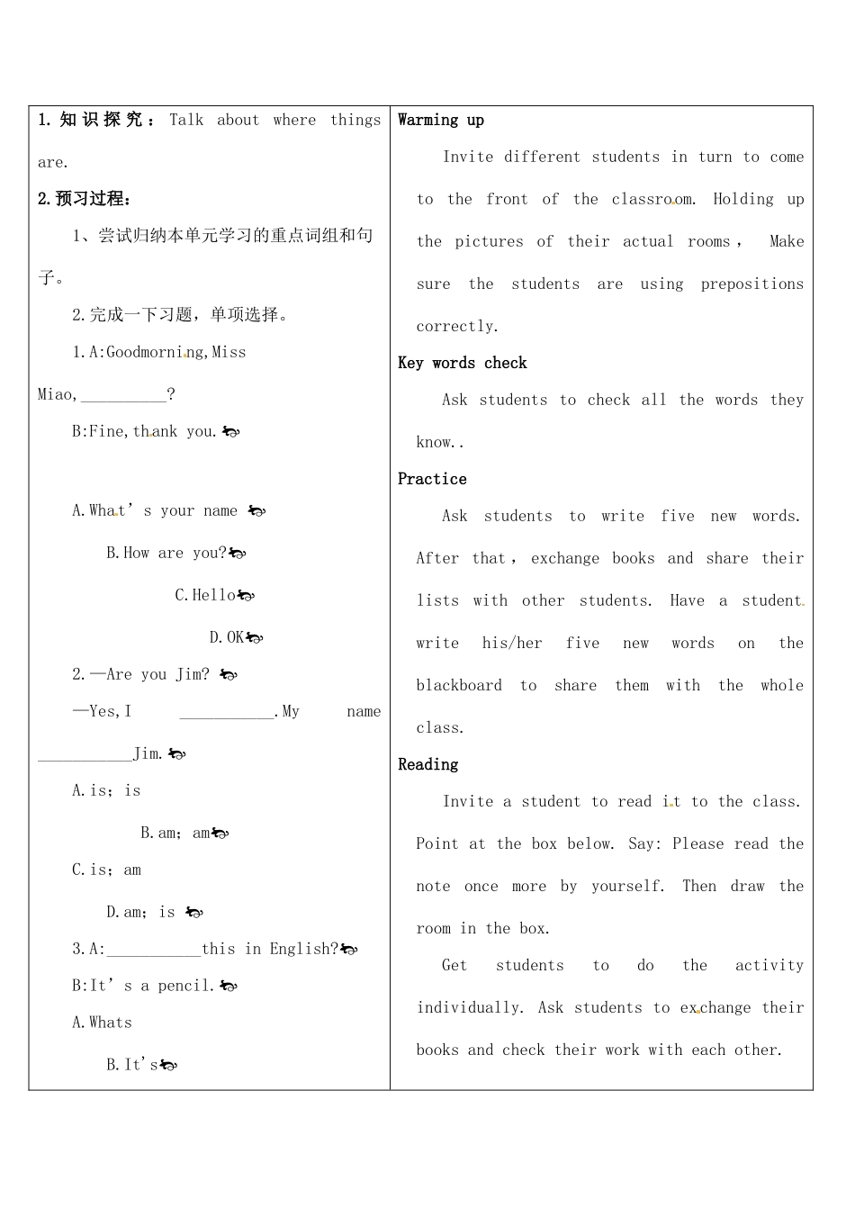 七年级英语上册 Unit 8 When is your birthday period 5教案 （新版）人教新目标版_第2页