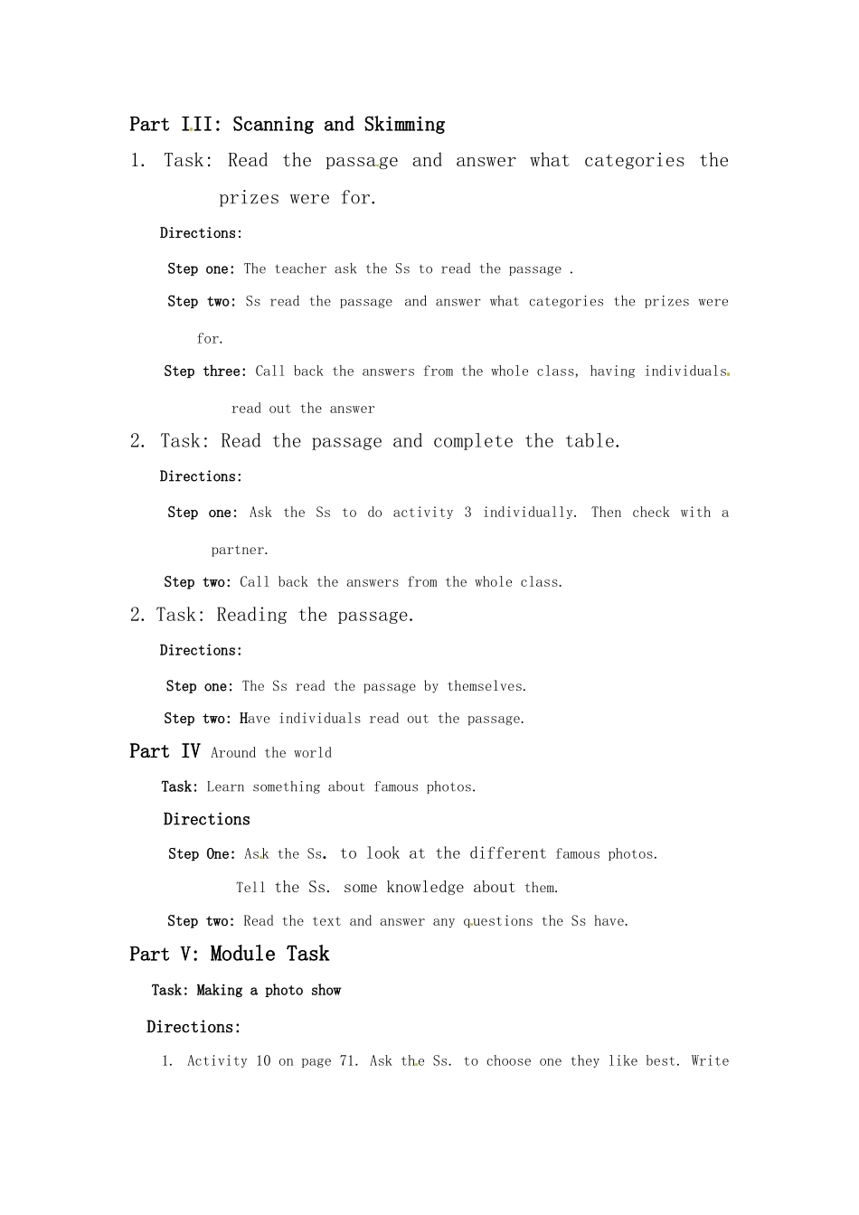 九年级英语上册 Module8 Unit2 Read on to find out who the winners are教案 外研版_第2页
