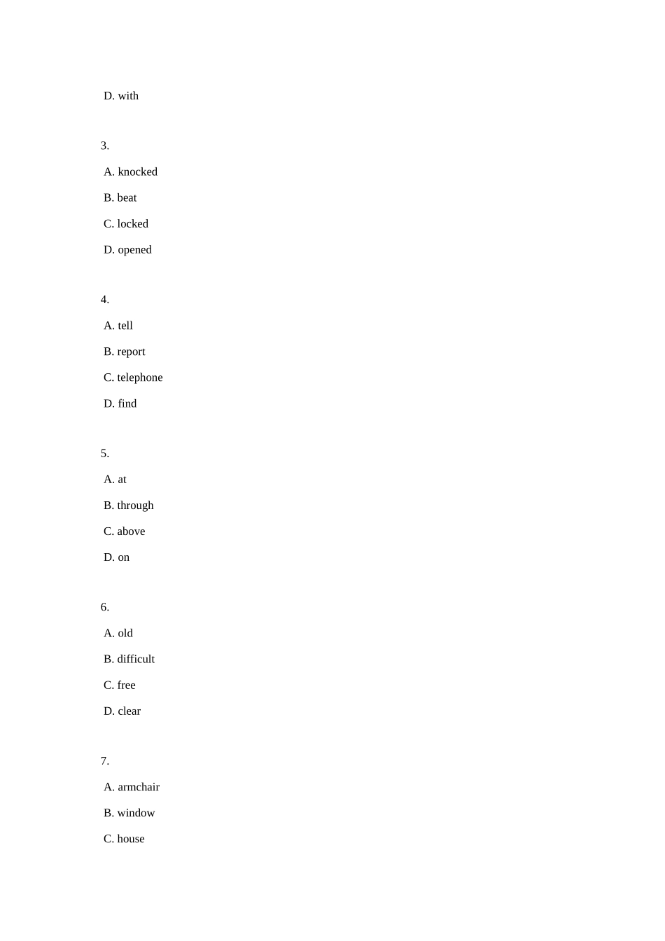 七年级英语下册：Unit 3 Our senses More Practice讲学稿（广州牛津版）_第2页