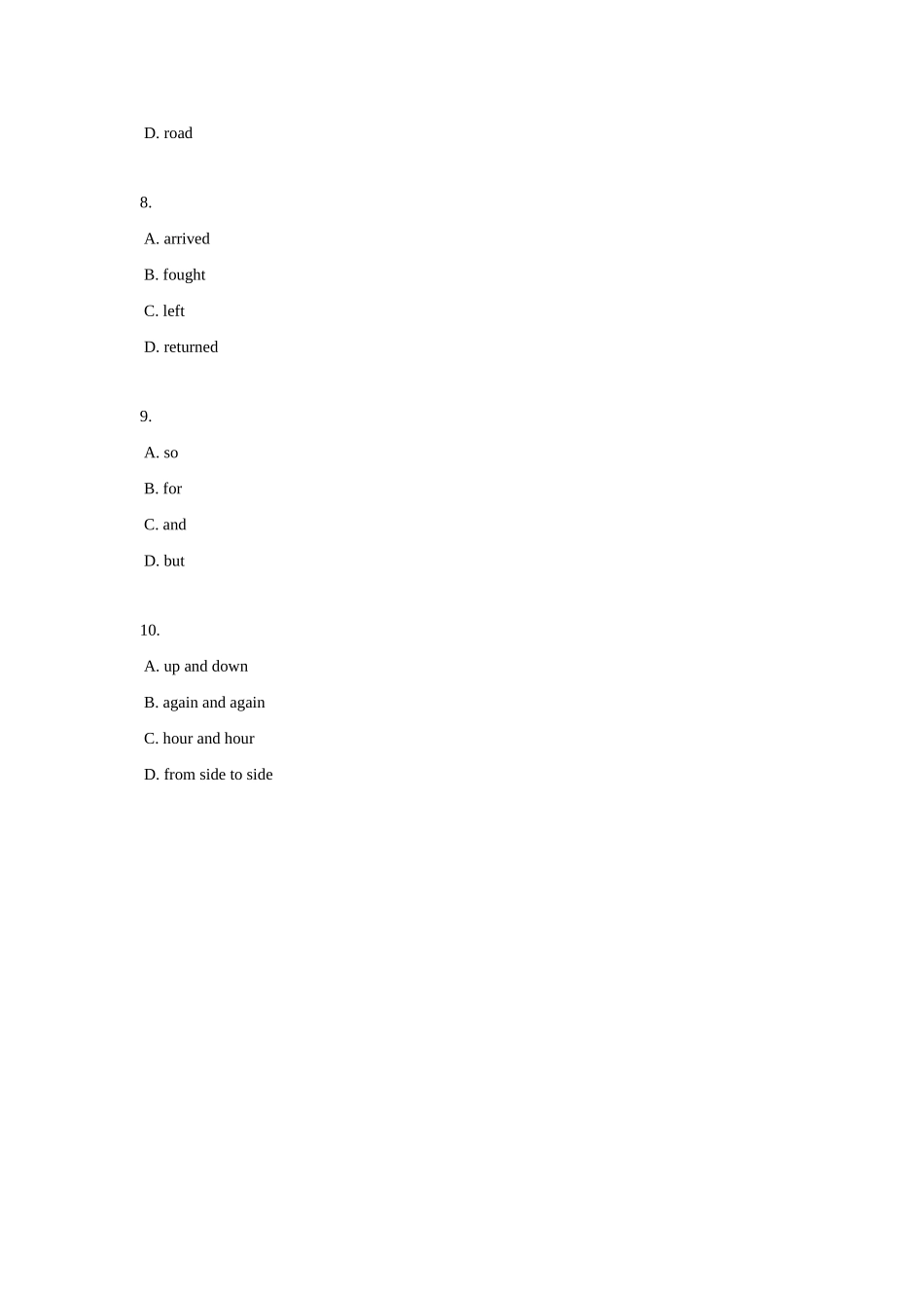 七年级英语下册：Unit 3 Our senses More Practice讲学稿（广州牛津版）_第3页
