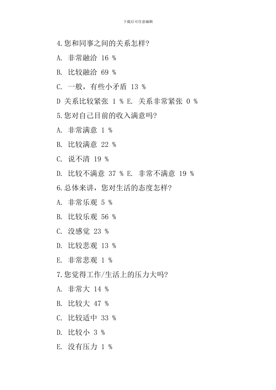 居民幸福感现状问卷调查_第3页