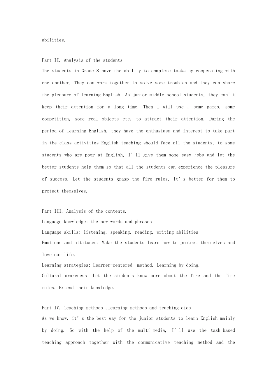 八年级英语上：Chapter 2 Reading教案沈阳牛津版_第2页