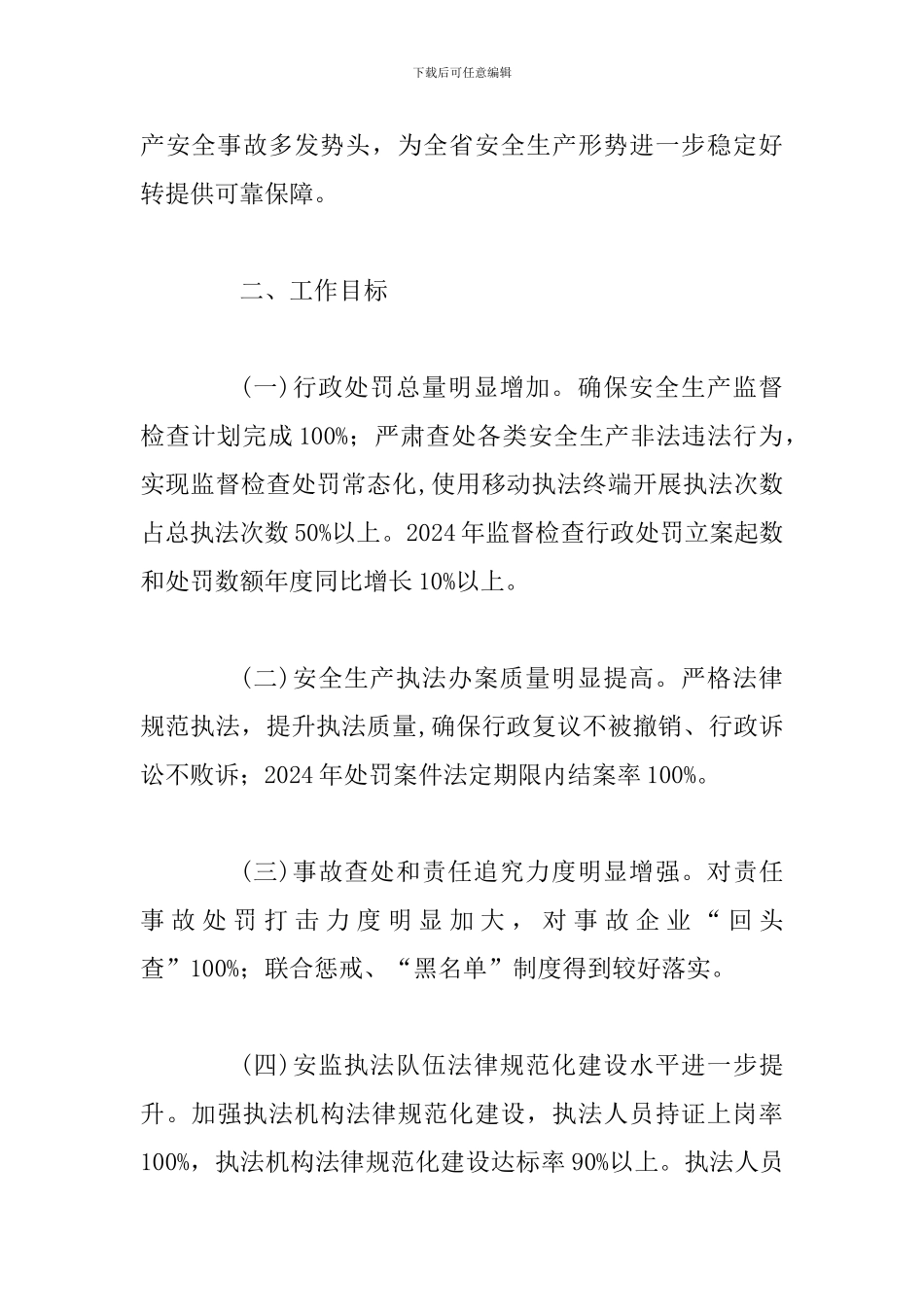 2024年“安全生产执法年”活动方案_第2页