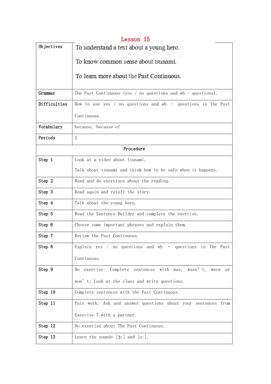 北京市大兴区魏善庄中学八年级英语上册 Unit 5 Relationships Lesson15教案 北师大版_第1页