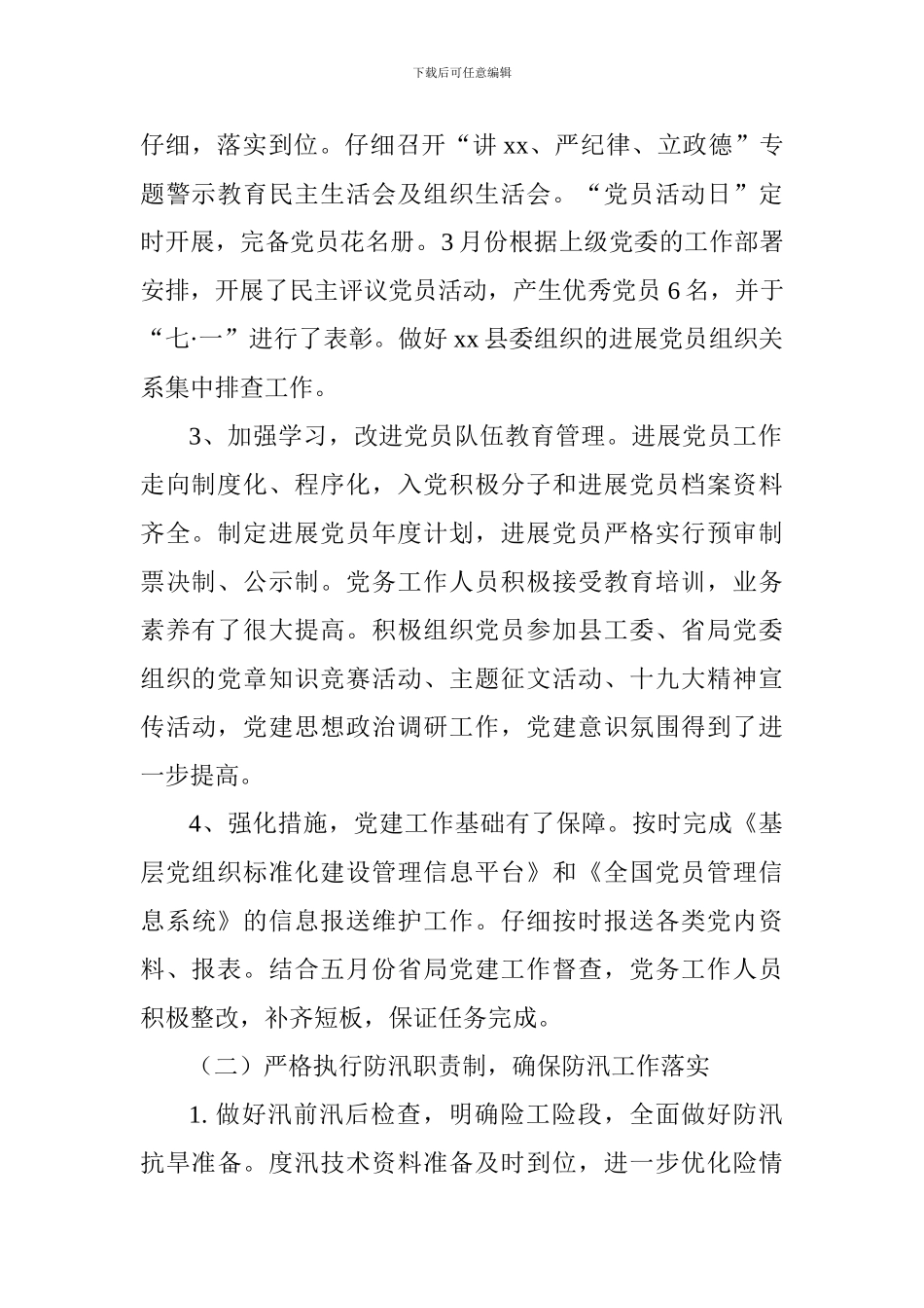 河道局2024年工作总结_第2页