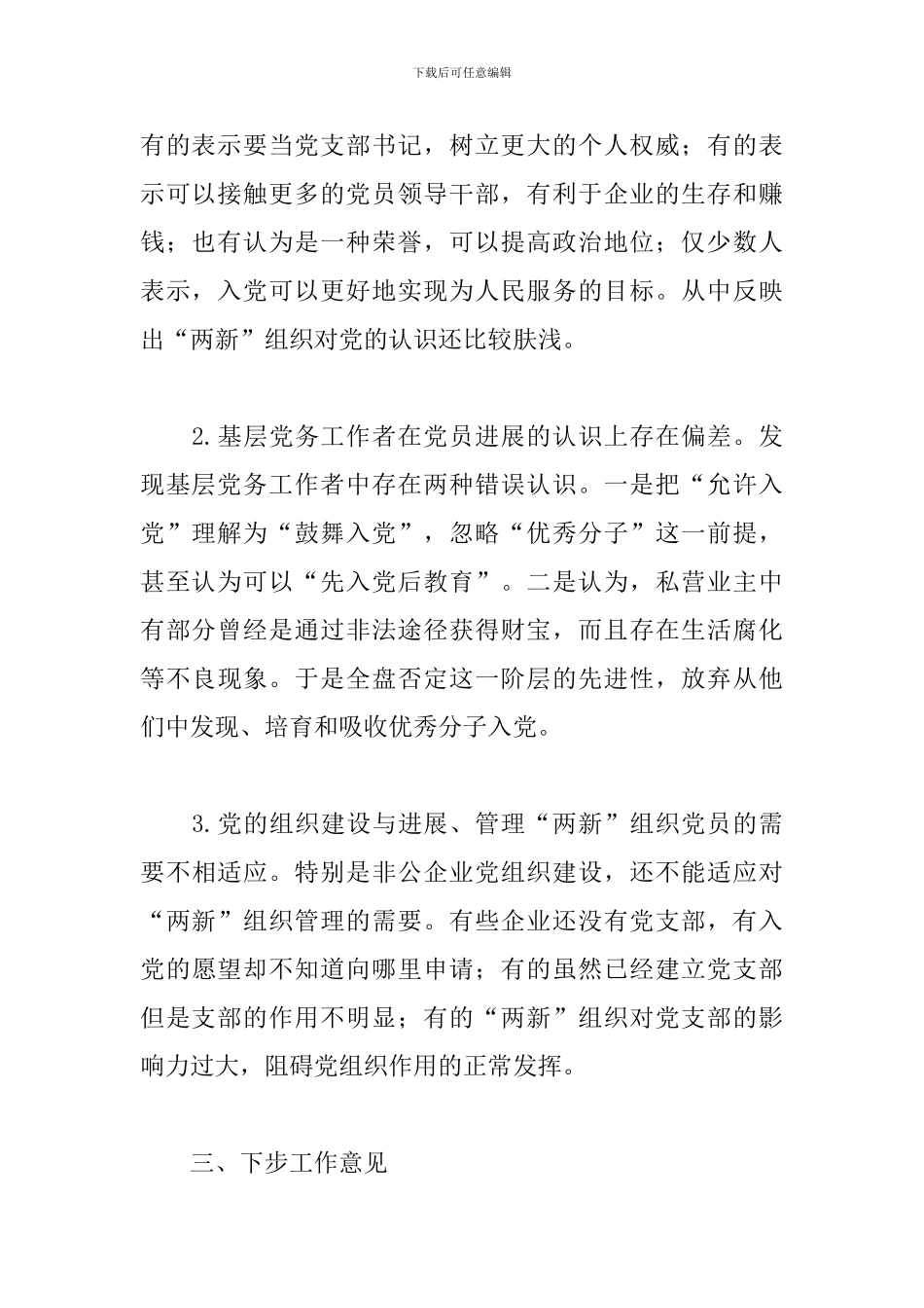 2024年关于“两新”组织党员发展工作总结范文_第2页