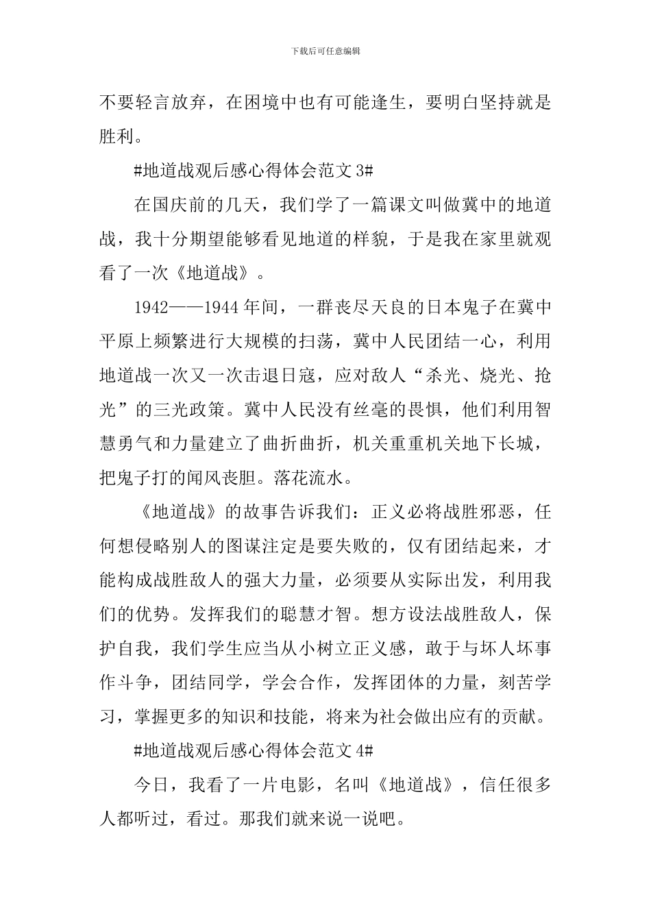 地道战观后感心得体会_第3页