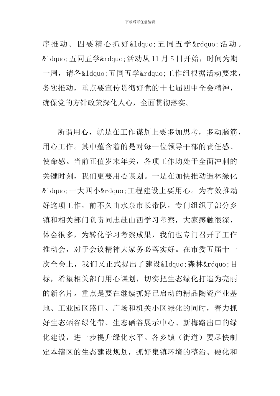 县长在党政联席大会发言_第3页