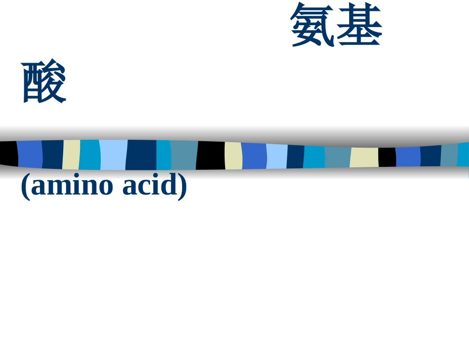 蛋白质的水解_第1页