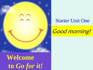 人教版七年级上StarterUnit1