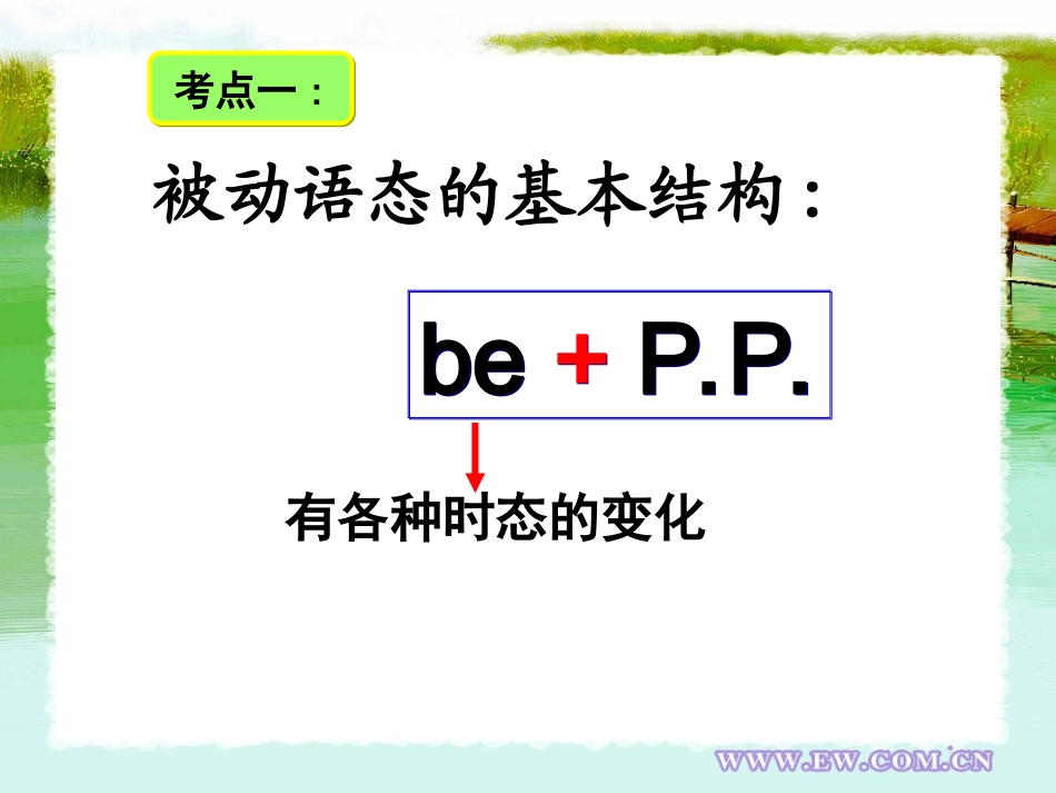 高中英语被动语态公开课课件_第3页