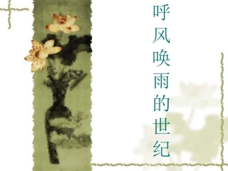 呼风唤雨的世纪(高莉）