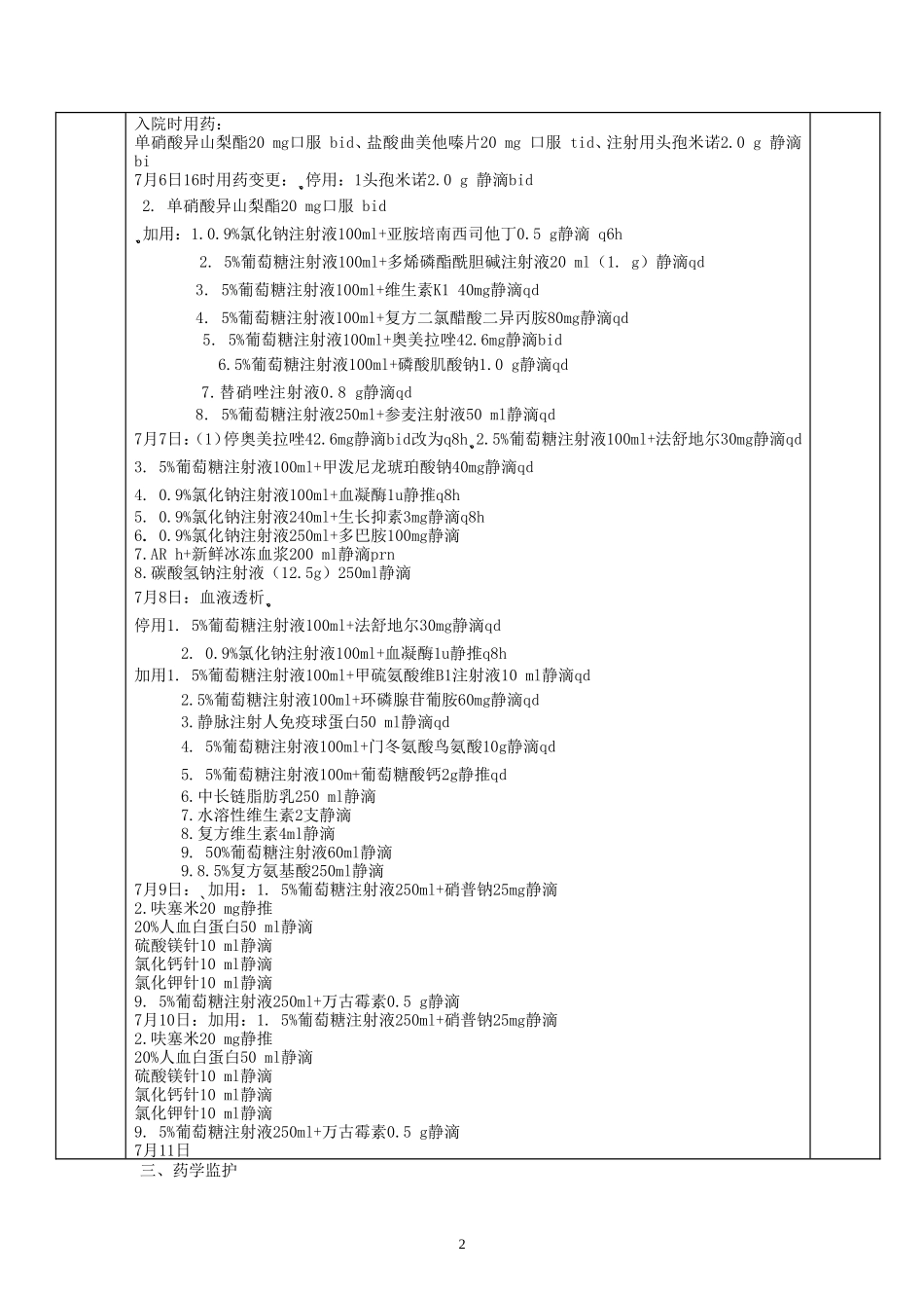 ICU药历实例_第2页