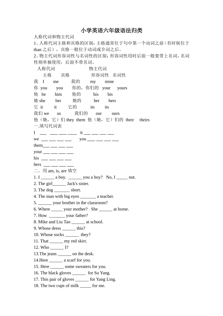 六年英语语法_第1页