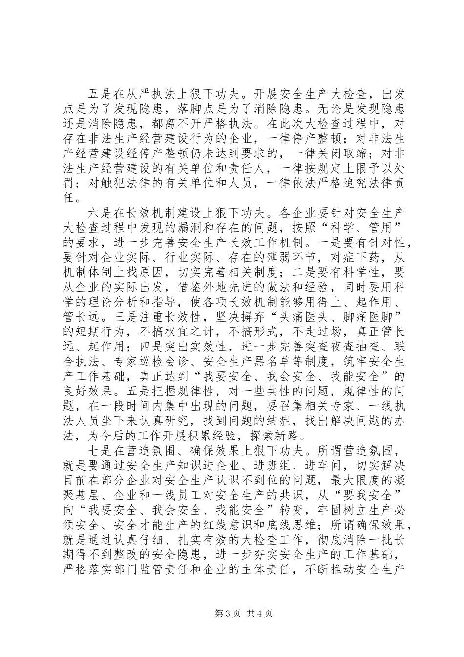 交通运输系统安全生产大检查会议讲话_第3页