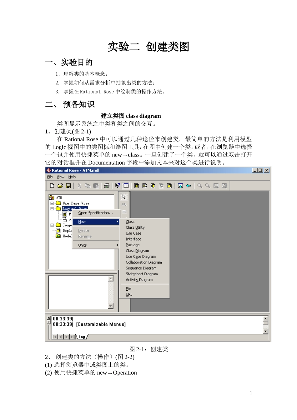 Rational Rose画类图_第1页