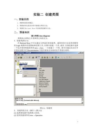 Rational Rose画类图
