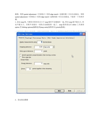 ArcGIS ArcMap自动接边