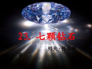 二十三_七颗钻石