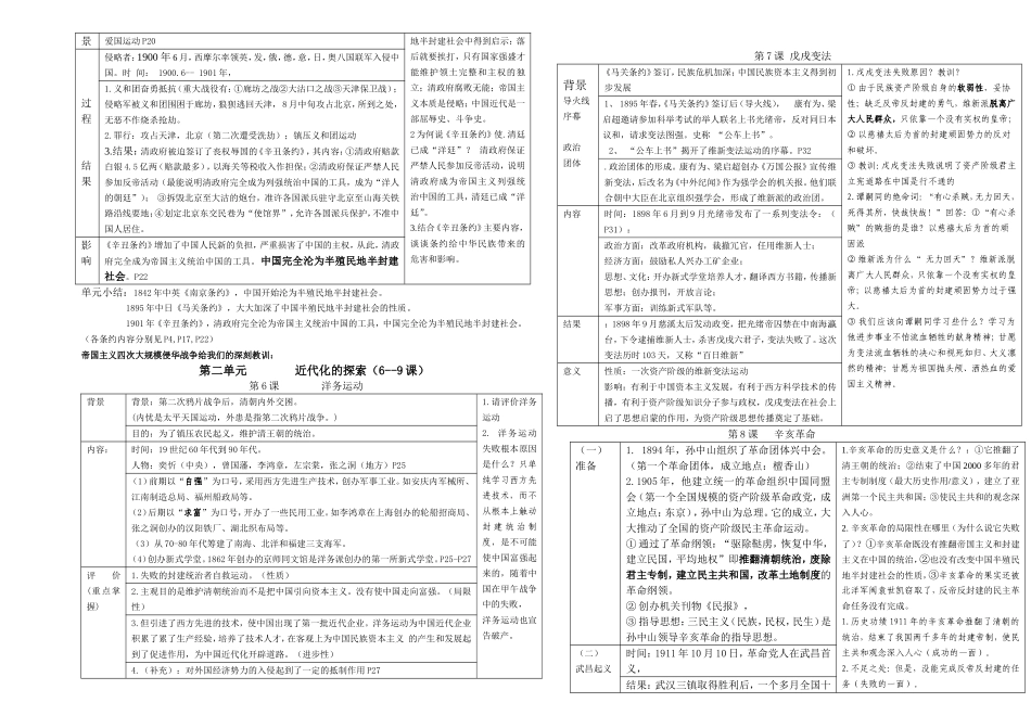 四十五中八上历史点梳（8开版）_第2页