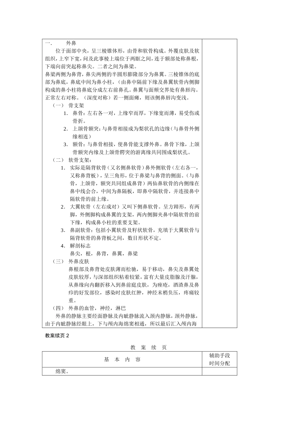 鼻部的解剖及生理_第2页