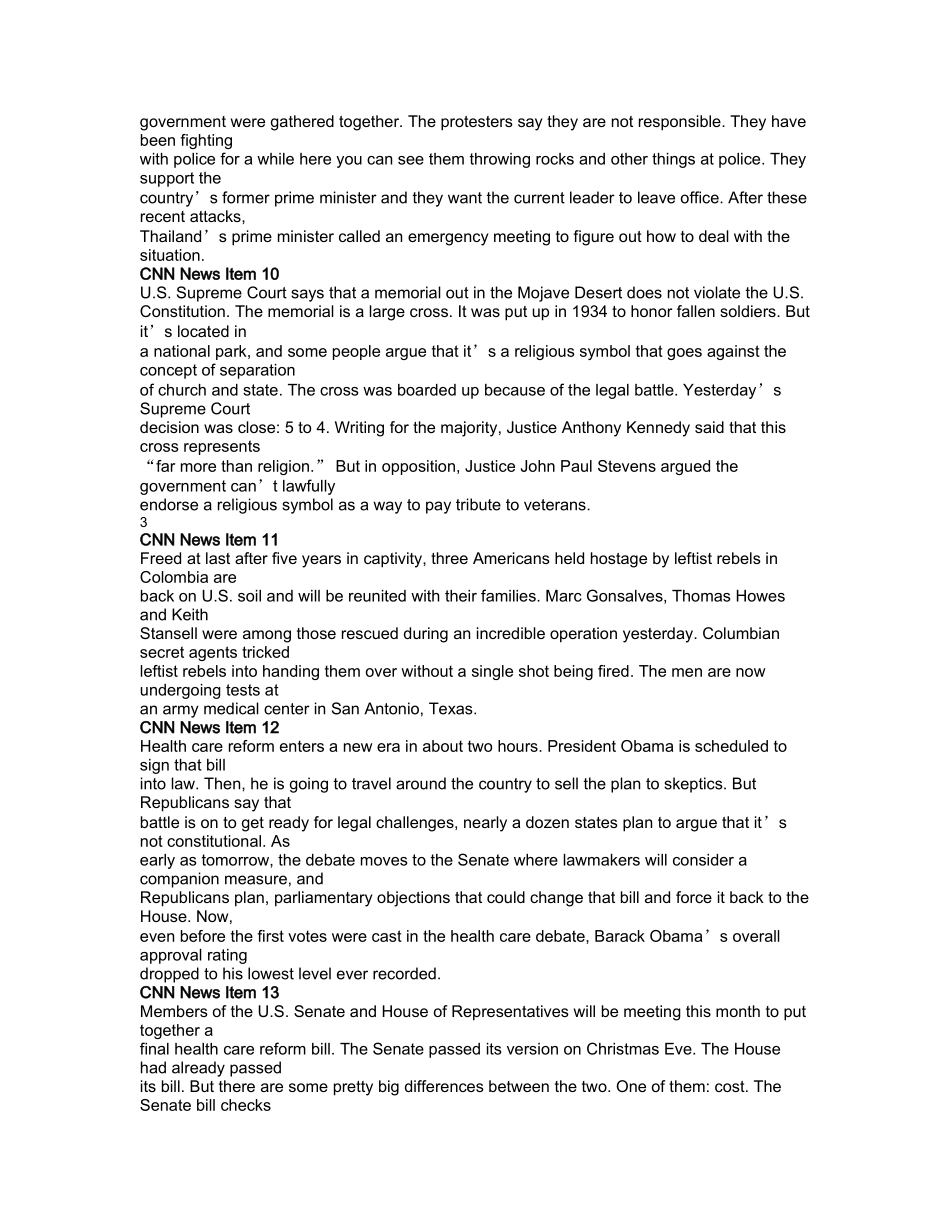 CNN新闻听力练习_第3页