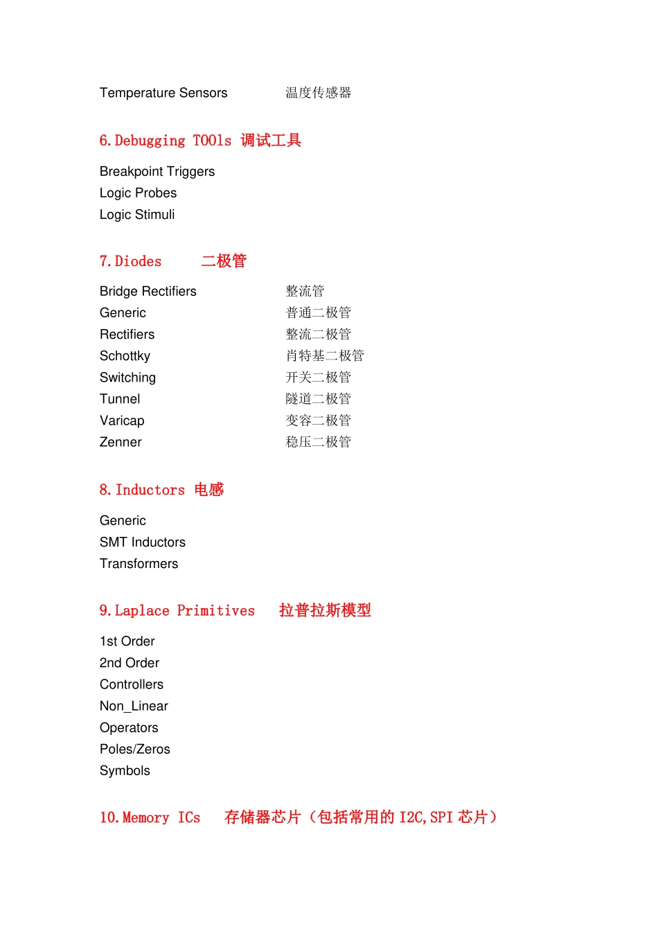 proteus元件库对照表 (整理清晰)_第3页