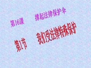 撑起法律保护伞