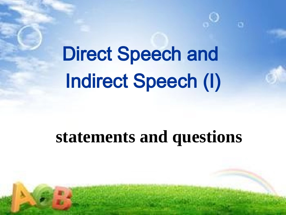 Grammar(直接引用与间接引用)_第2页