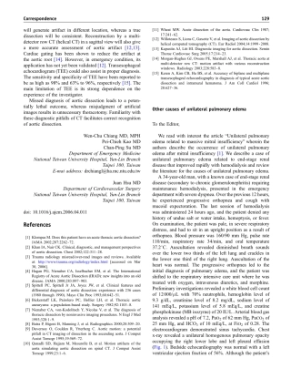 单侧肺水肿的原因