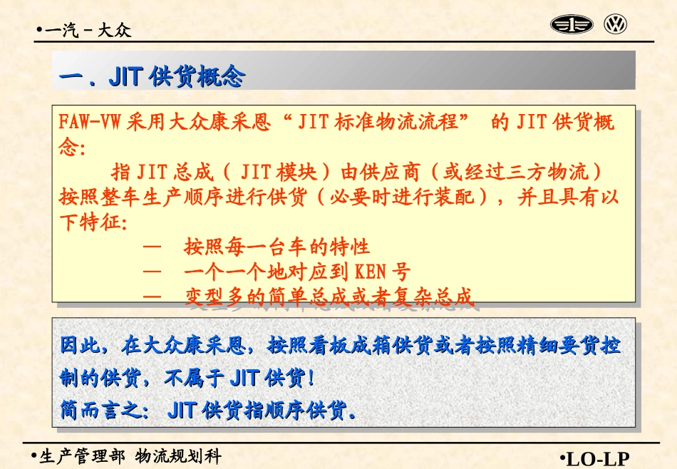 JIT供货概念_第1页
