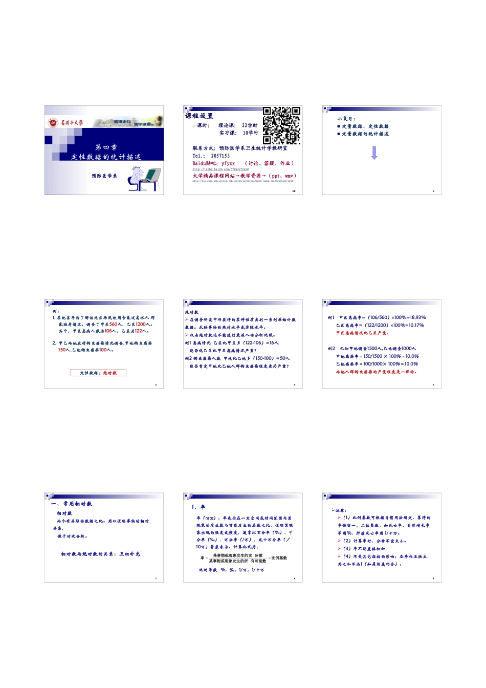 第04章 定性数据的统计描述_第1页