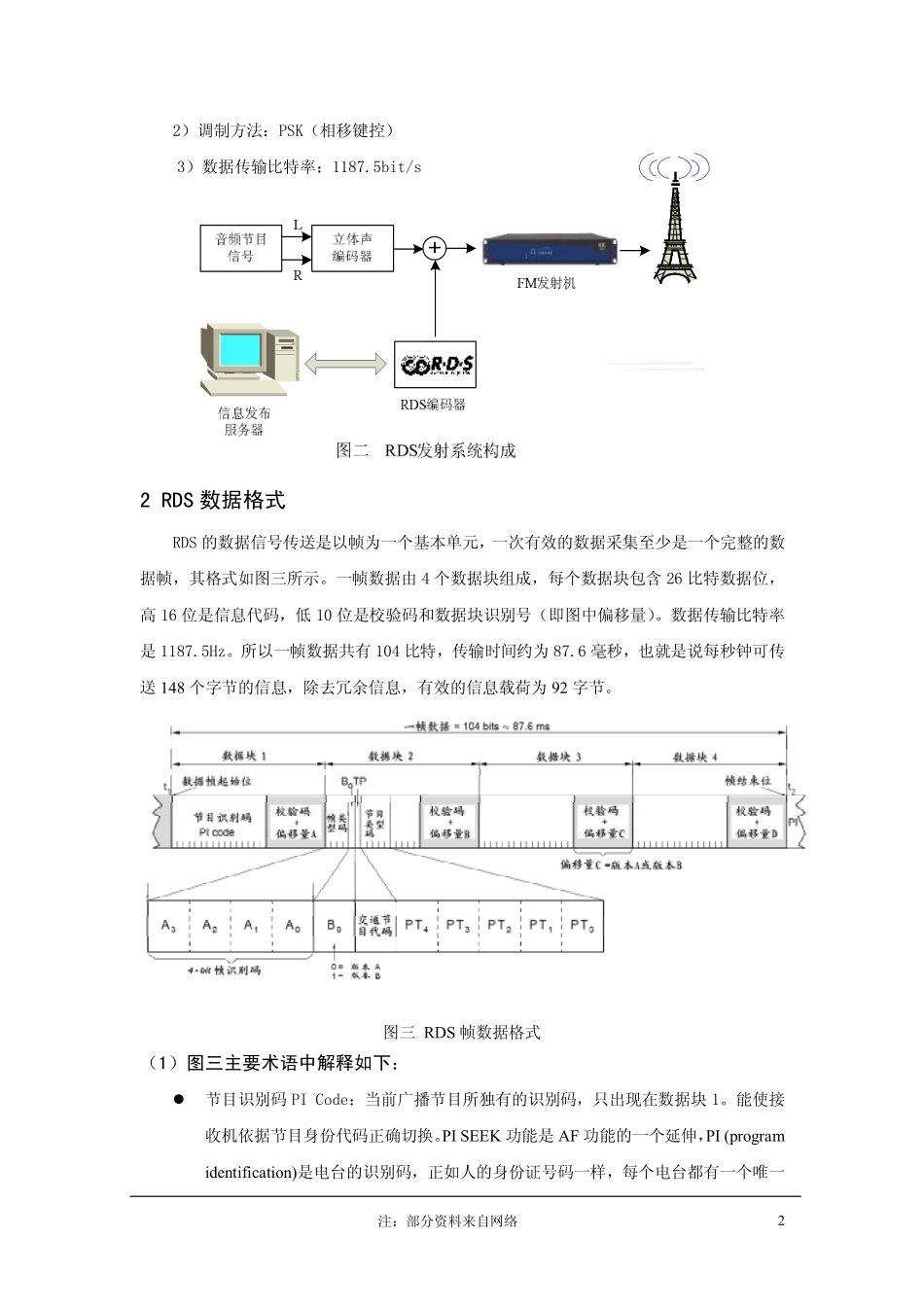 RDS调频副载波广播应用技术介绍(原创)_第2页