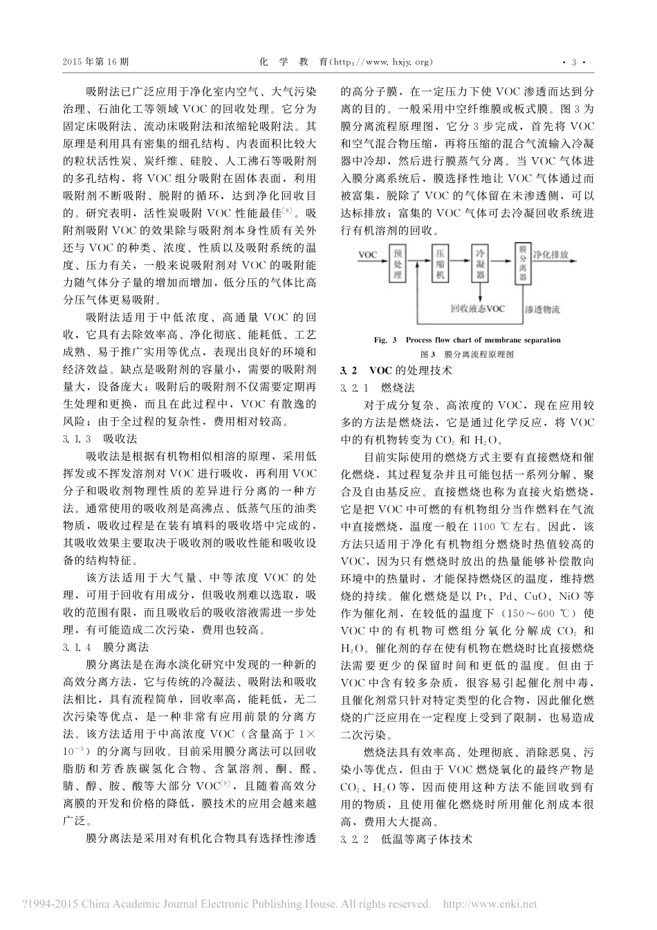 VOC的危害及回收与处理技术_赵琳_第3页