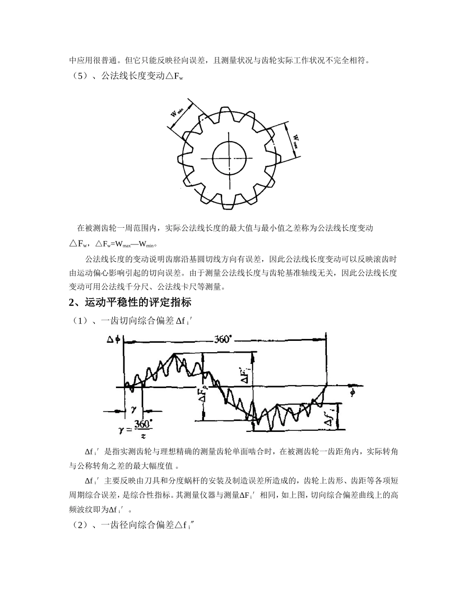 齿轮传动精度的评定指标_第3页