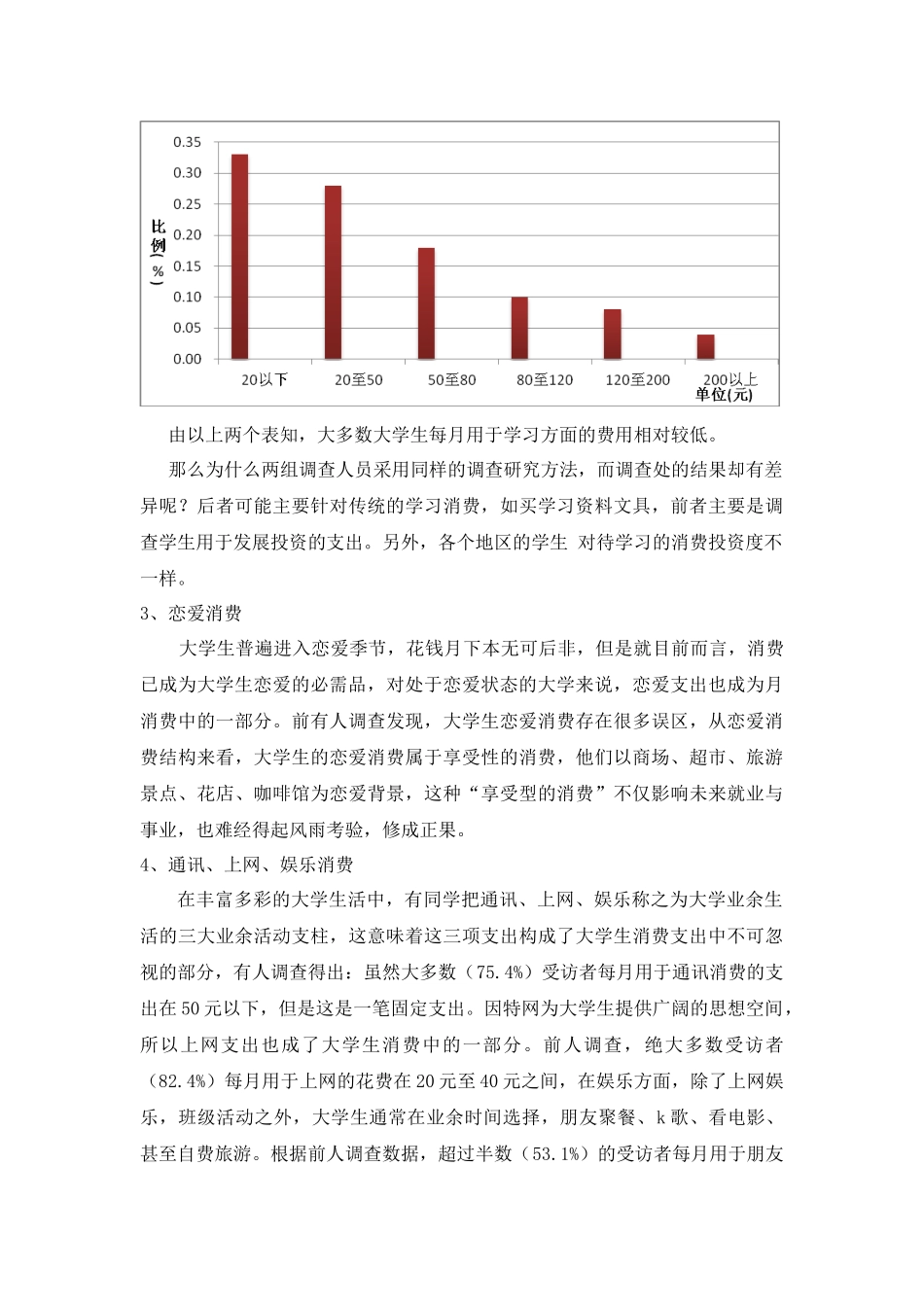 大学生消费行为与影响因素及其价值观_第3页