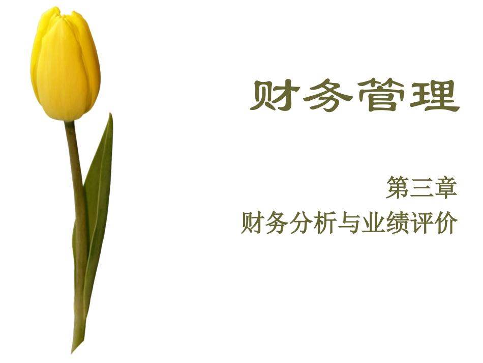 财务分析与业绩评价1_第1页