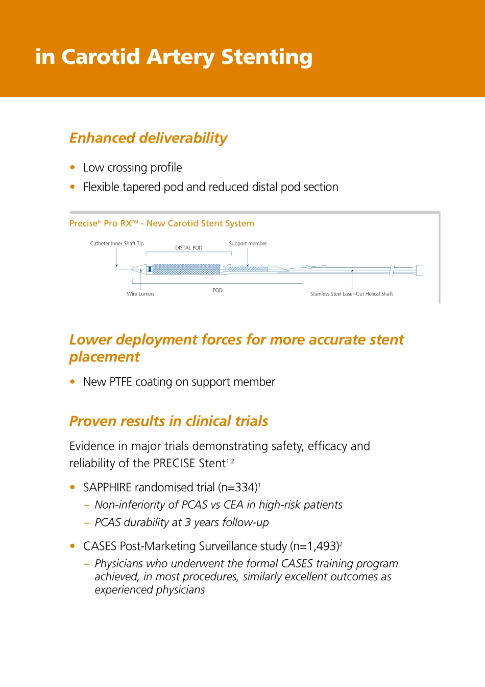 PreciseProRxBrochure-强生颈动脉支架_第3页