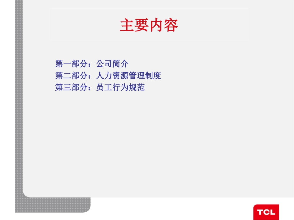 TCL《新员工守册》_第2页