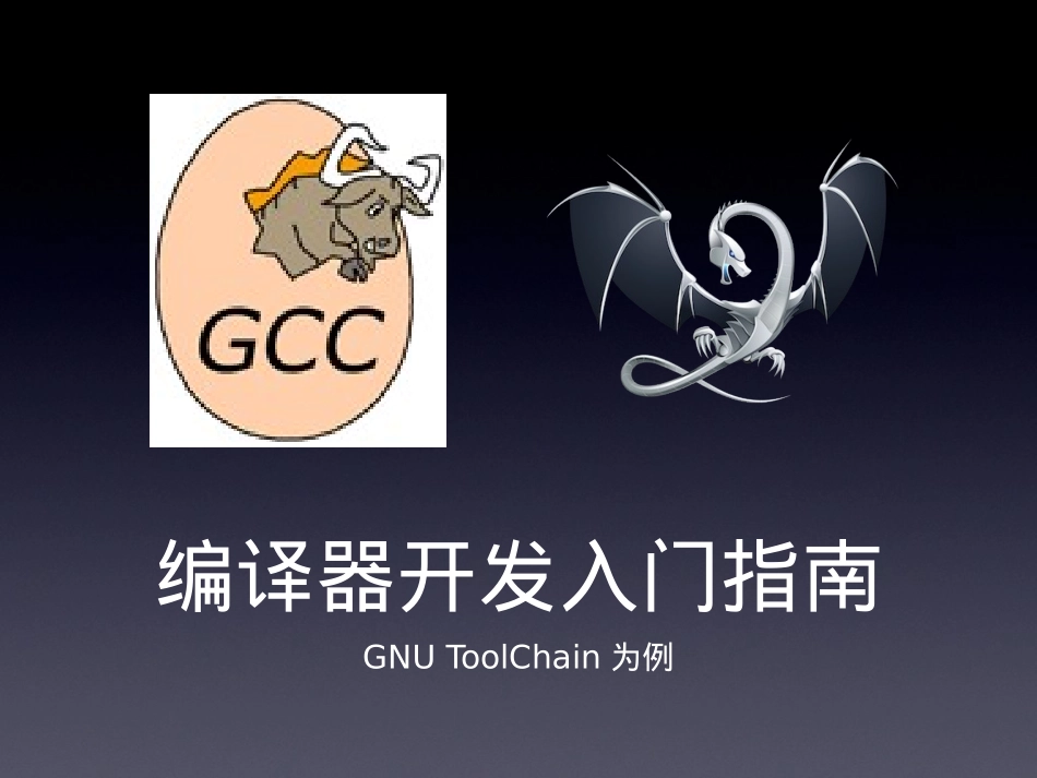 编译器开发入门指南_第1页