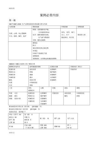 2017注安-案例套路-整理笔记