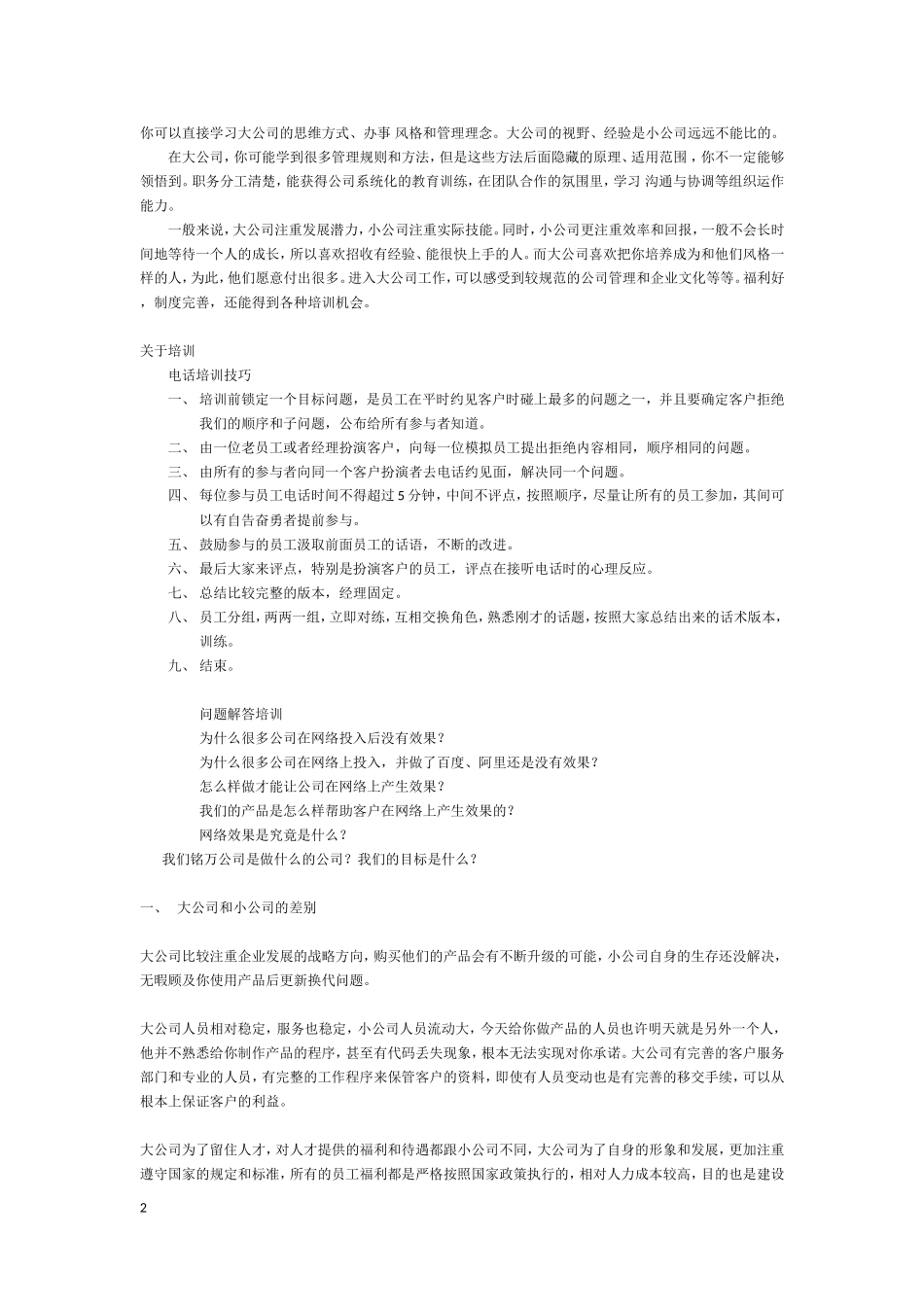 大公司与小公司的区别_第2页