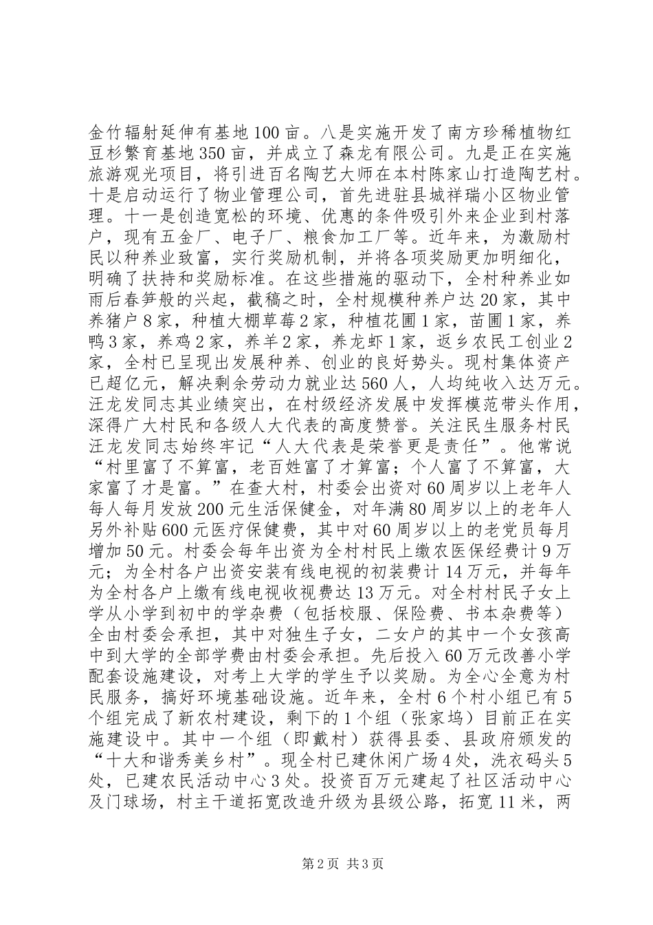 人大代表实干典型材料_第2页