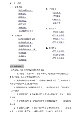 2017经济法基础_总论解读