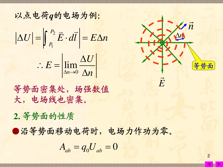 等势面,场强的关系_第2页