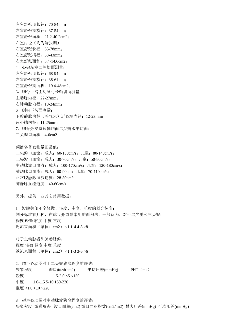 超声心动图正常值_第2页