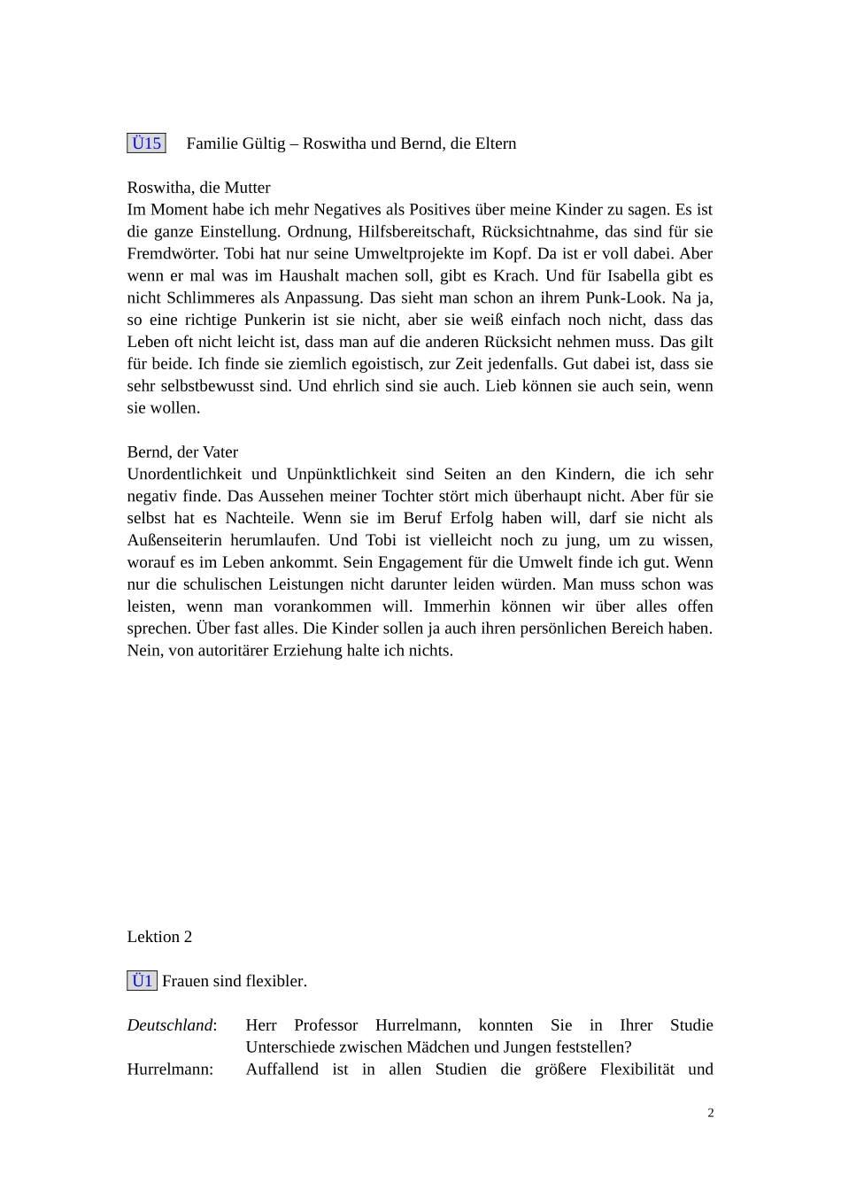 当代大学德语4   Hoertexte1-12_第2页